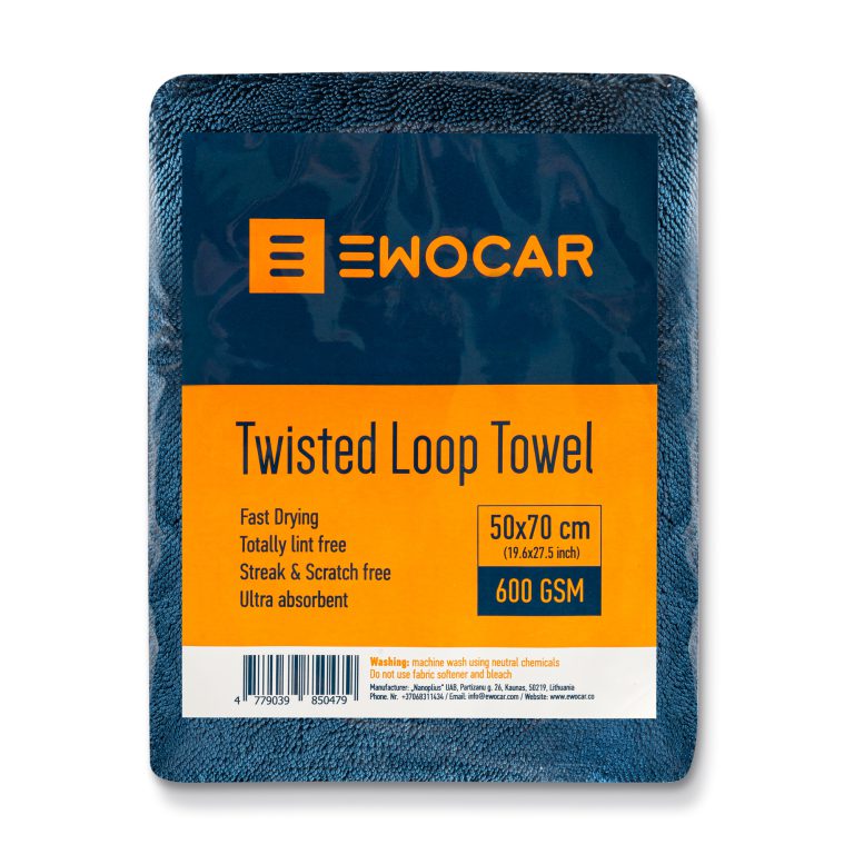 Twisted Loop Car Drying Towel 600 GSM