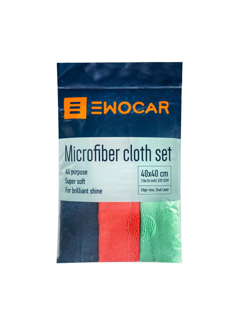 EWOCAR Microfiber Cloth Set