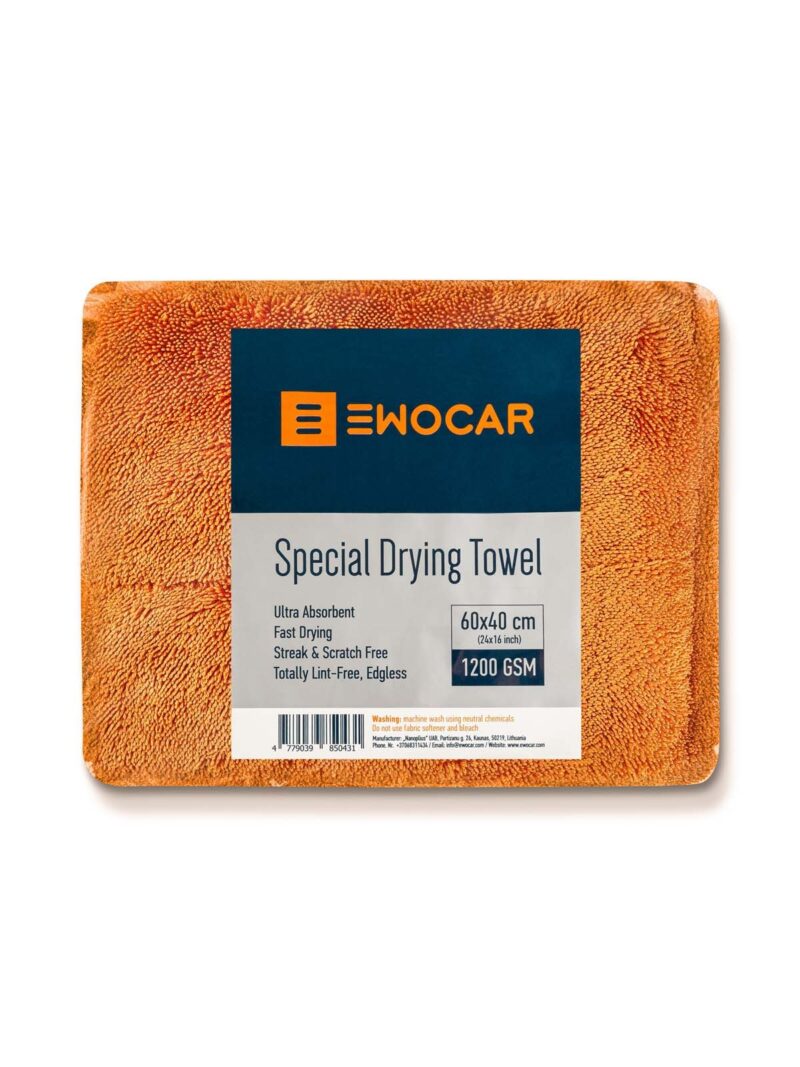 Ewocar Special Drying Towel Orange 40x60